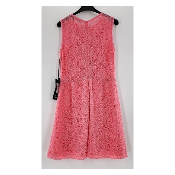 FOR LOVE & LEMONS Lulu Paisley Lace Dress Pink NWT - Picture 4 of 8